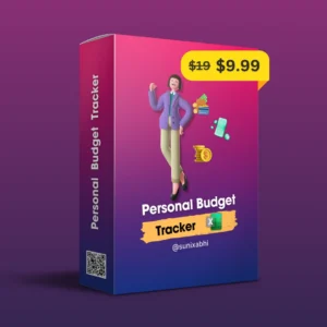 Personal Budget Tracker - Excel Template USD